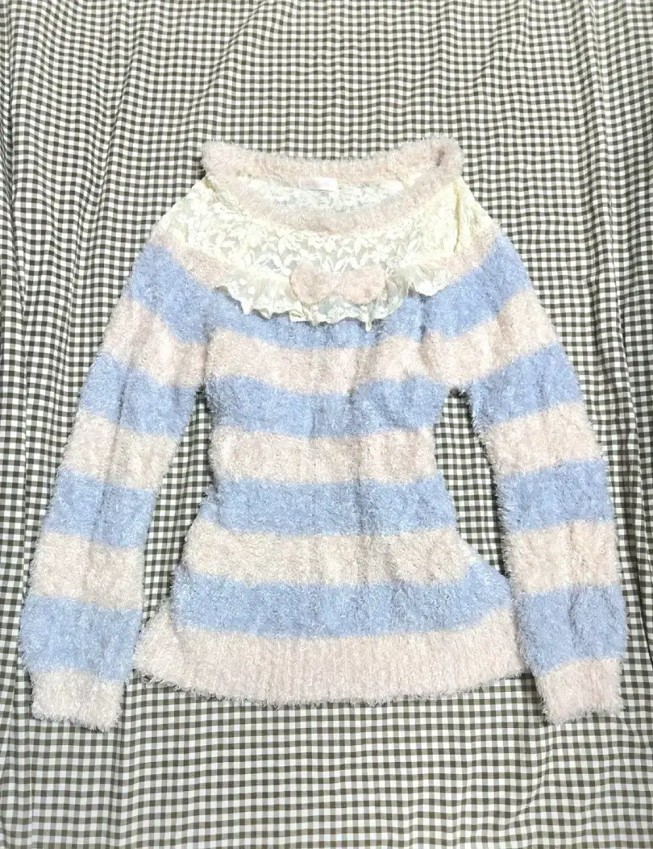 ASON アズオン PONY STRIPE KNIT as